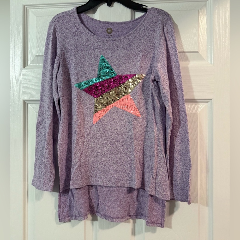 Girl’s Purple Long Sleeve Tunic